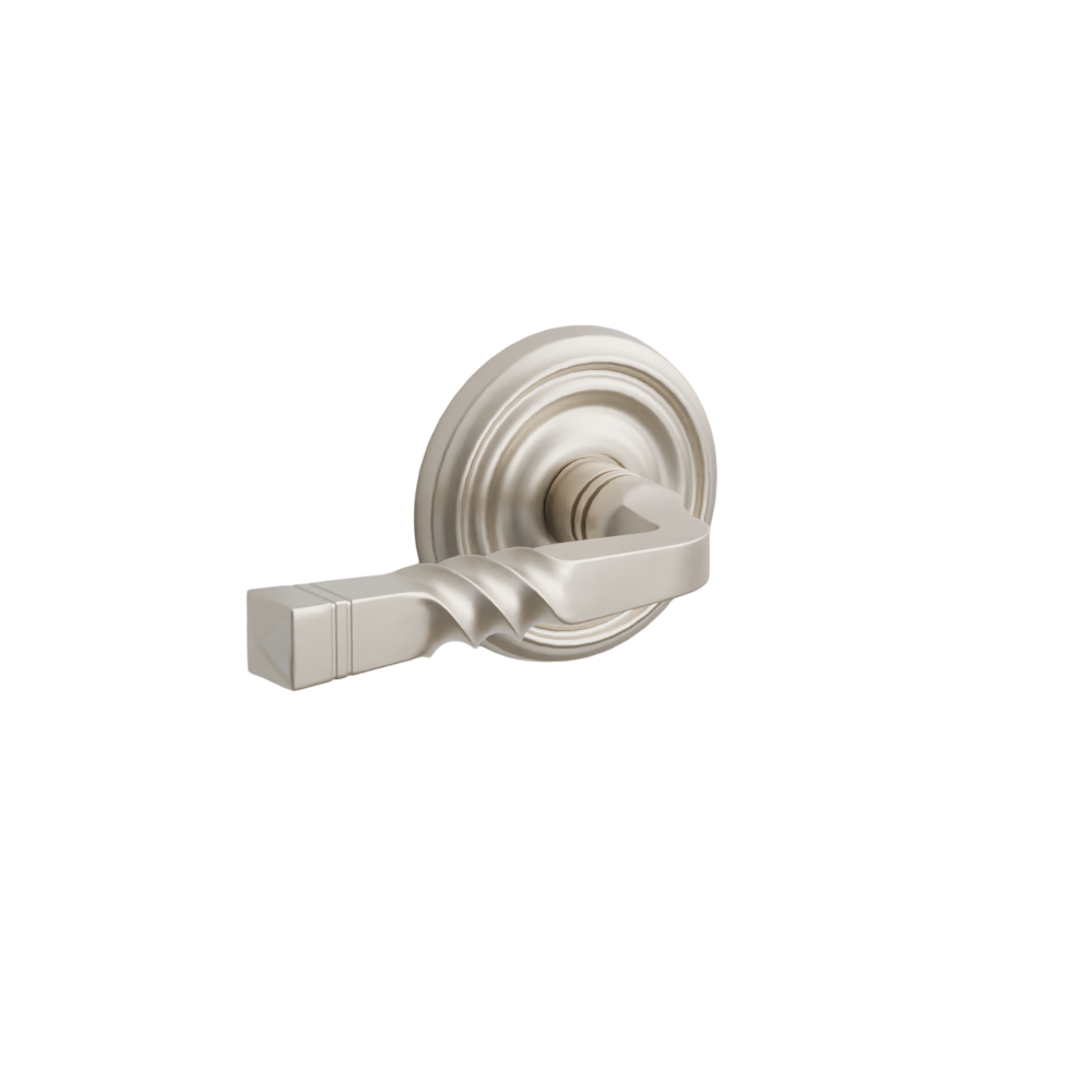Emtek Door Handle - Santa Fe Lever Regular Rosette - Designer Brass
