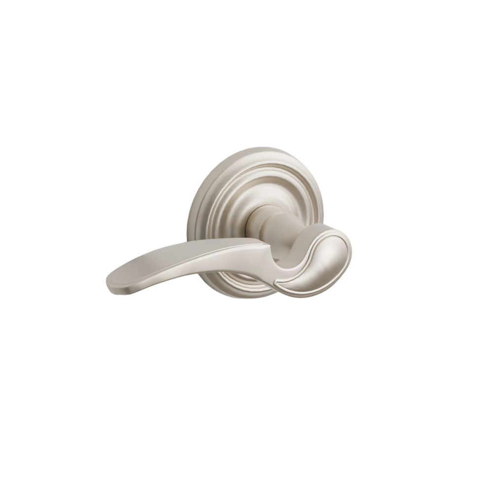 Emtek Door Handle - Coventry Lever Regular Rosette - Designer Brass