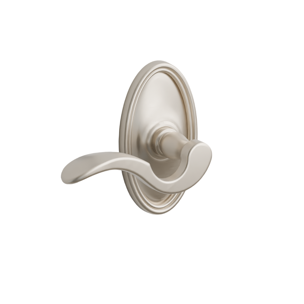 Emtek Cortina Lever with Oval Rosette