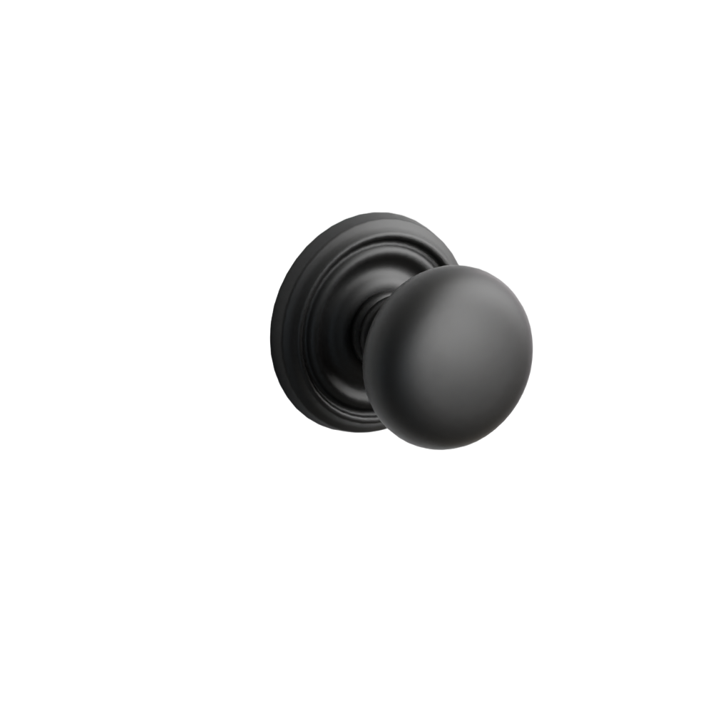 Emtek Door Handle - Providence Knob Regular Rosette - Classic Brass