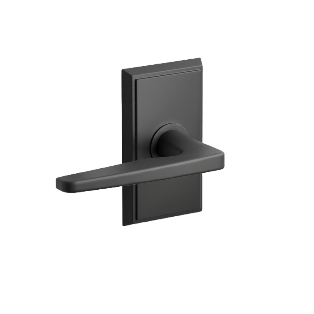 Emtek Hermes Lever with Rectangular Rosette
