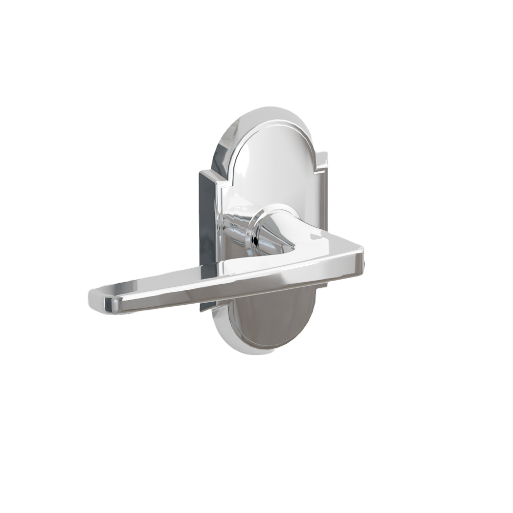 Emtek Hermes Lever with #8 Rosette