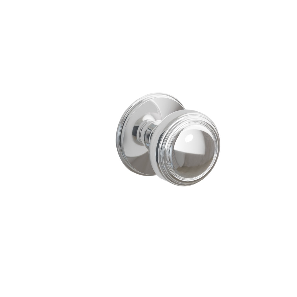 Emtek Door Handle - Norwich Knob Watford Rosette - Classic Brass