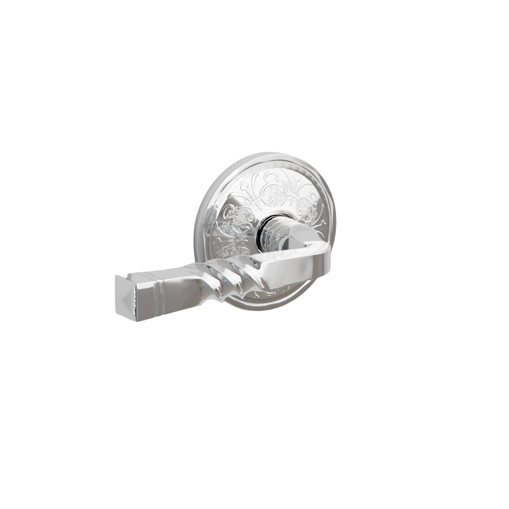Emtek Door Handle - Santa Fe Lever Lancaster Rosette - Designer Brass