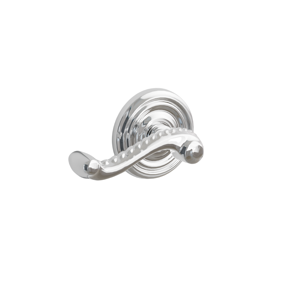 Emtek Door Handle - Rope Lever Regular Rosette - Designer Brass