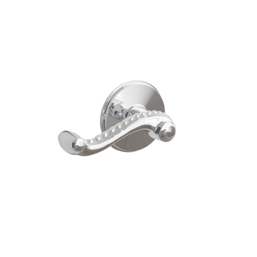 Emtek Door Handle - Rope Lever Watford Rosette - Designer Brass