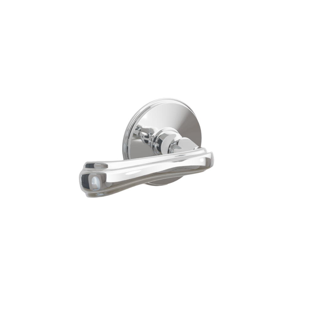 Emtek Door Handle - Wembley Lever Watford Rosette - Designer Brass
