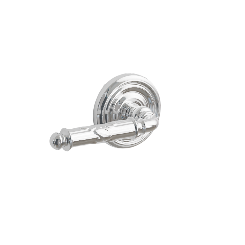 Emtek Door Handle - Ribbon & Reed Lever Regular Rosette - Designer Brass
