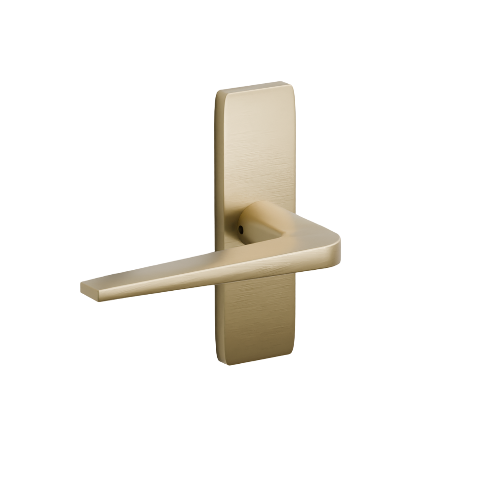 Emtek Stretto Narrow Trim Locksets with Athena Lever