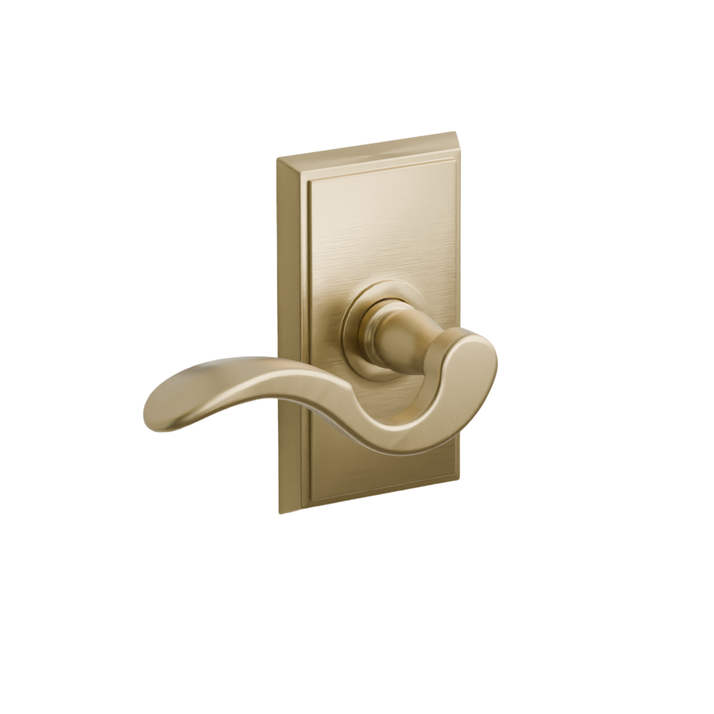 Emtek Cortina Lever with Rectangular Rosette