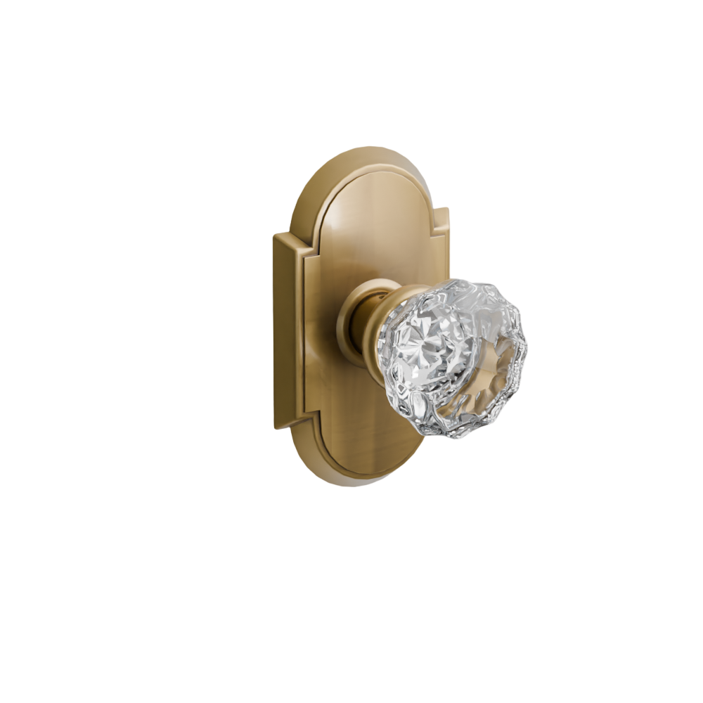 Emtek Door Handle - Astoria Knob #8 Rosette - Glass