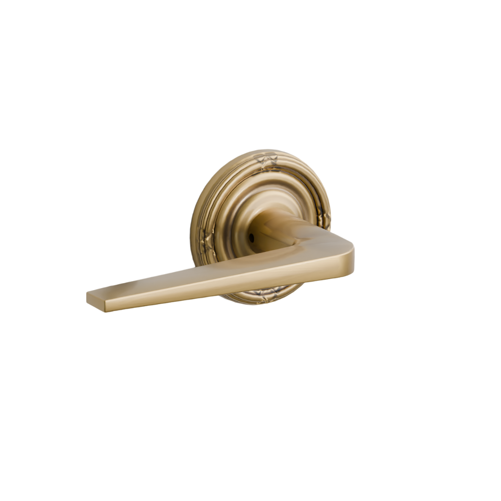 Emtek Athena Lever with Ribbon & Reed Rosette