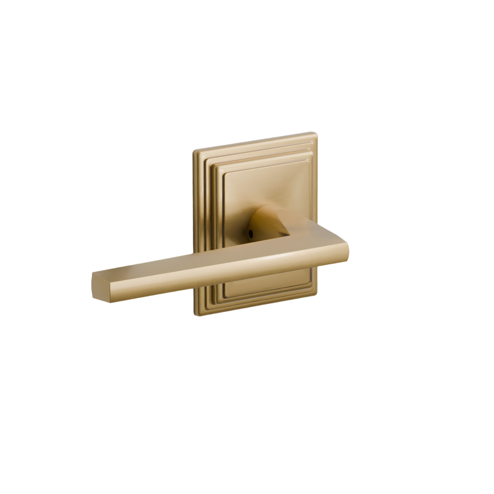 Emtek Helios Lever with Wilshire Rosette