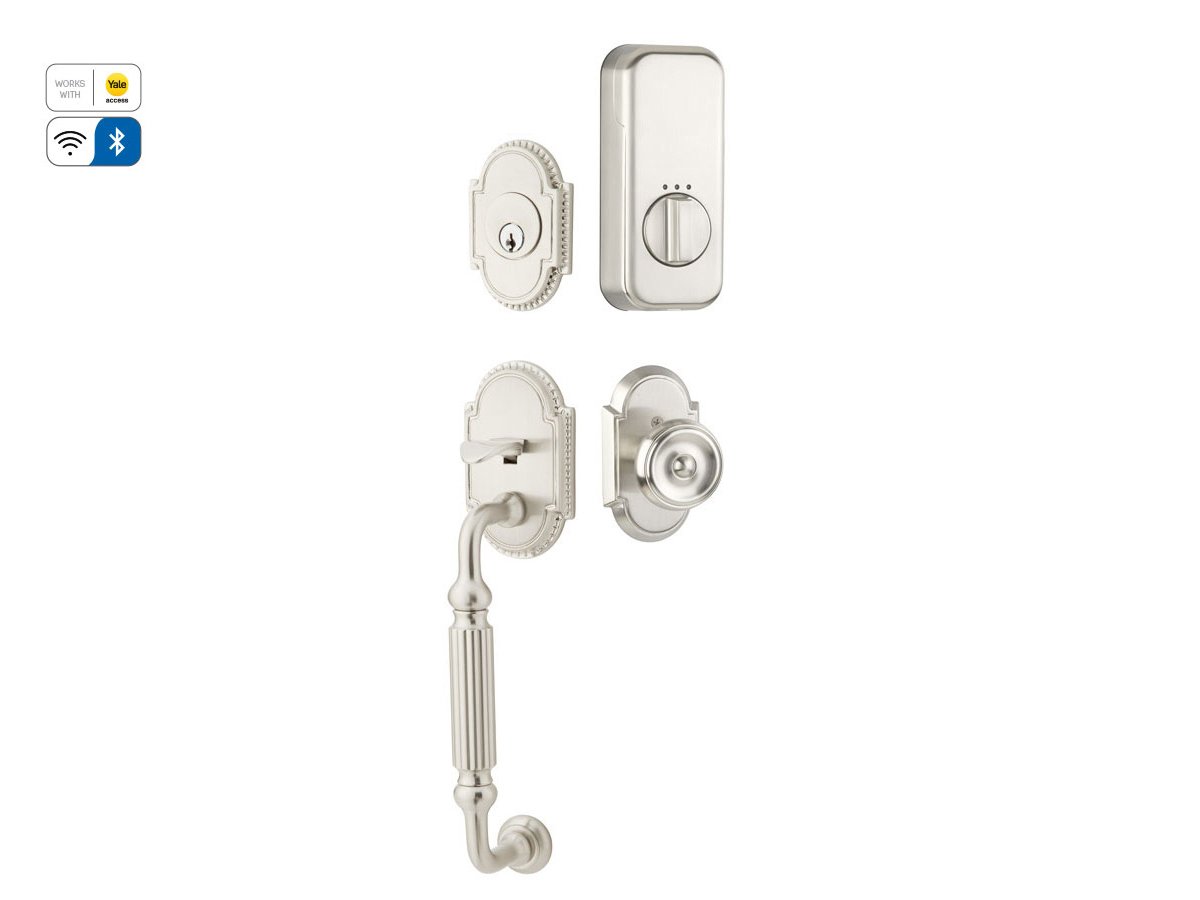 Emtek Brass Tubular Entrance Handlesets - Knoxvile