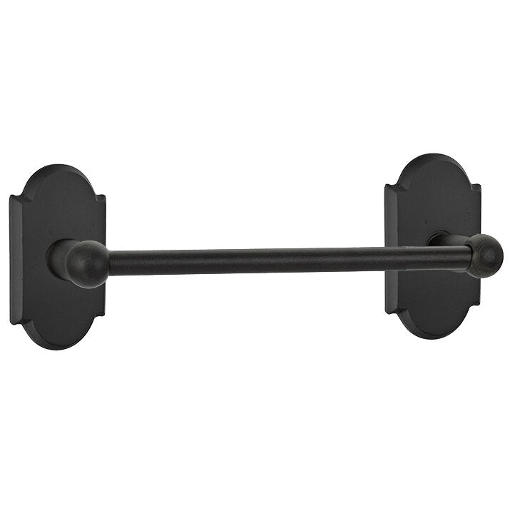 Emtek Sandcast Bronze Towel Bar