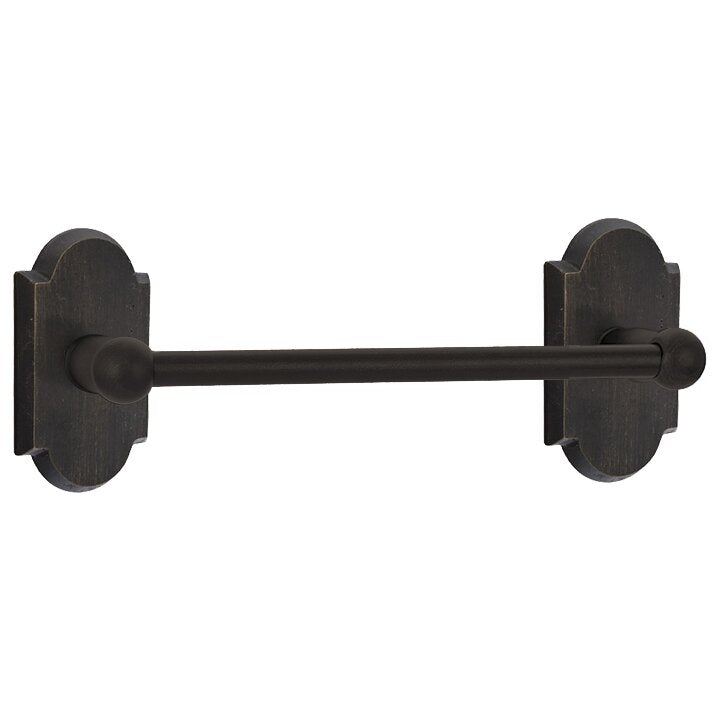 Emtek Sandcast Bronze Towel Bar