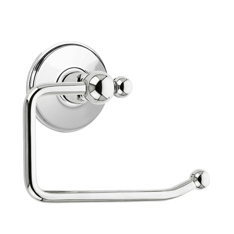 Emtek Traditional Brass Paper Holder - Bar Style with Watford Rosette