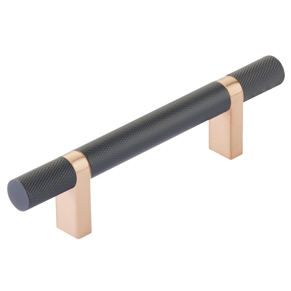 EMTEK SELECT Cabinet Bar Pull - Satin Copper Stem