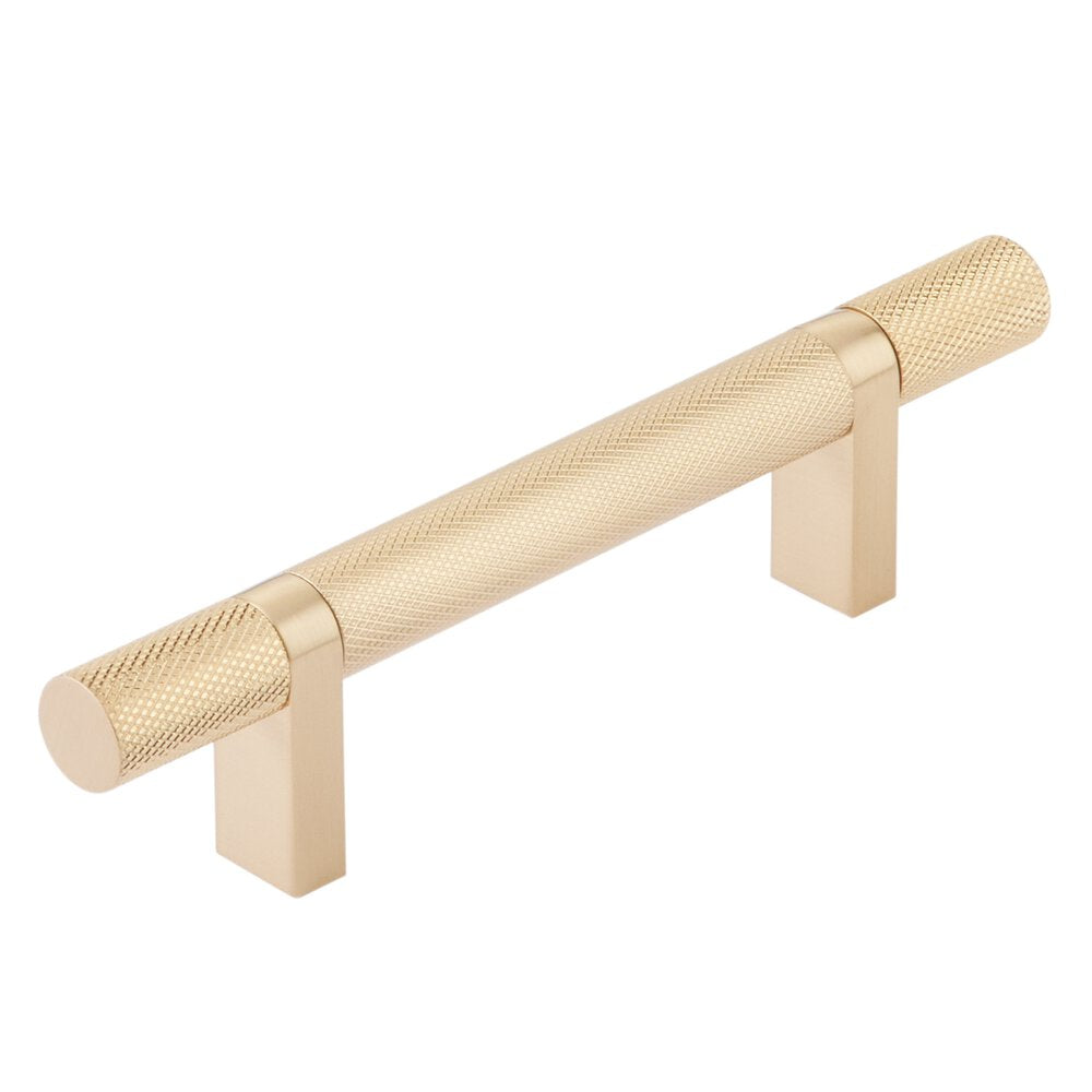 EMTEK SELECT Cabinet Bar Pull - Satin Brass Stem