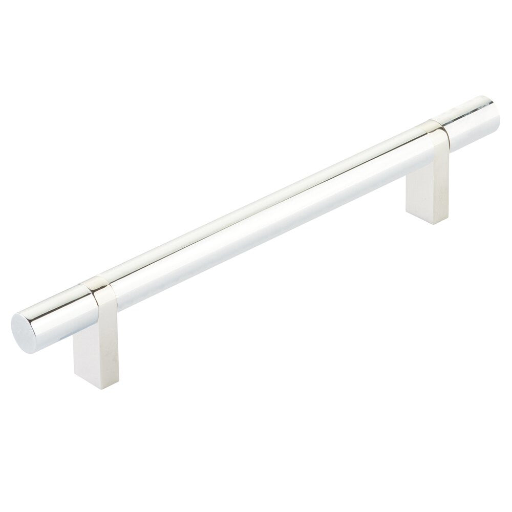 EMTEK SELECT Cabinet Bar Pull - Polished Nickel Stem