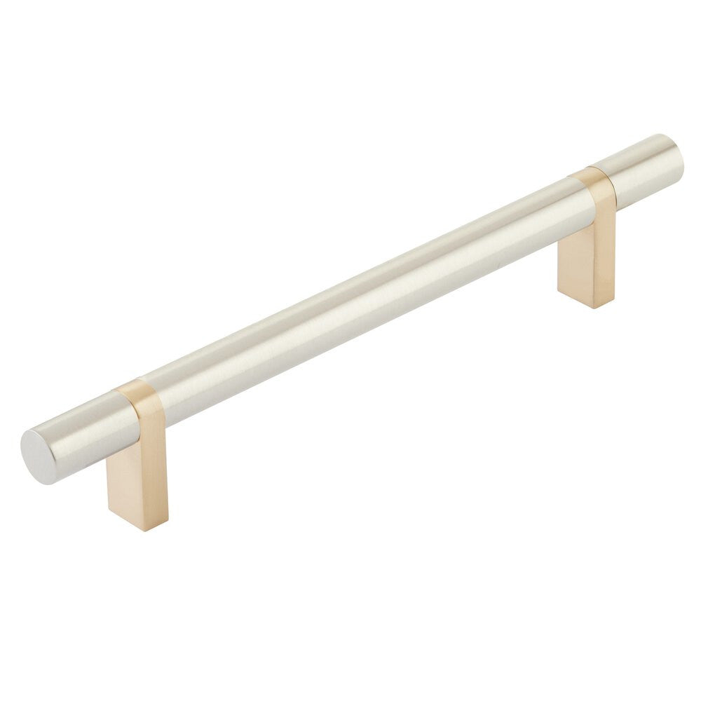 EMTEK SELECT Cabinet Bar Pull - Satin Brass Stem