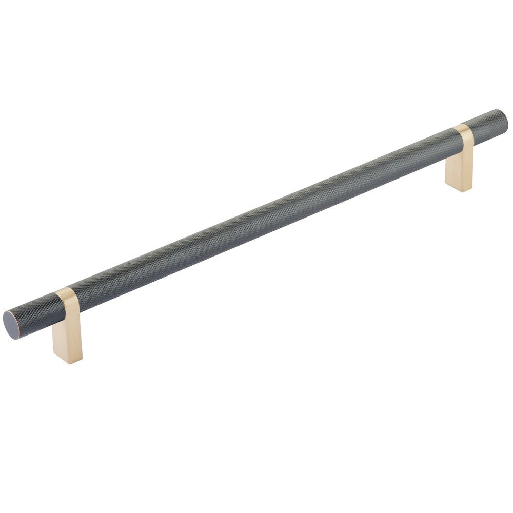 EMTEK SELECT Cabinet Bar Pull - Satin Brass Stem
