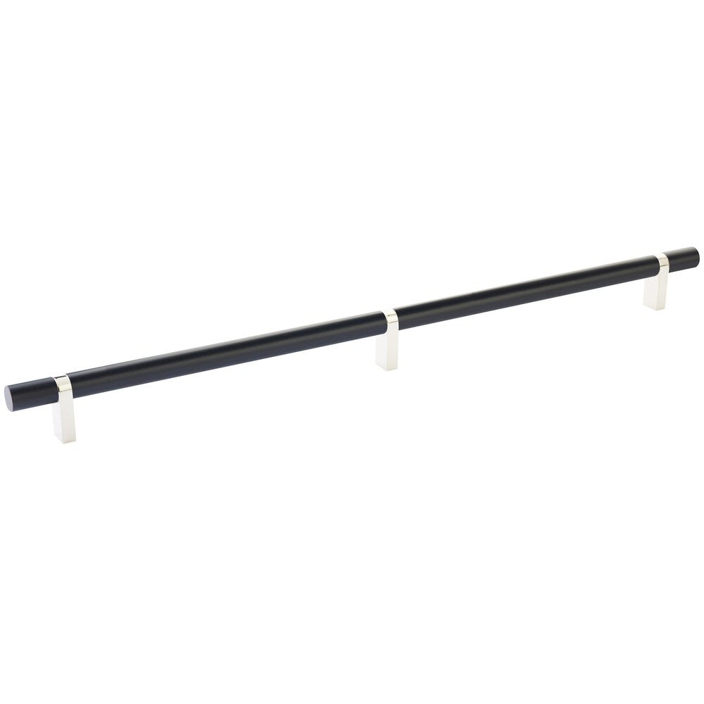EMTEK SELECT Oversized Cabinet Bar Pull - Polished Nickel Stem