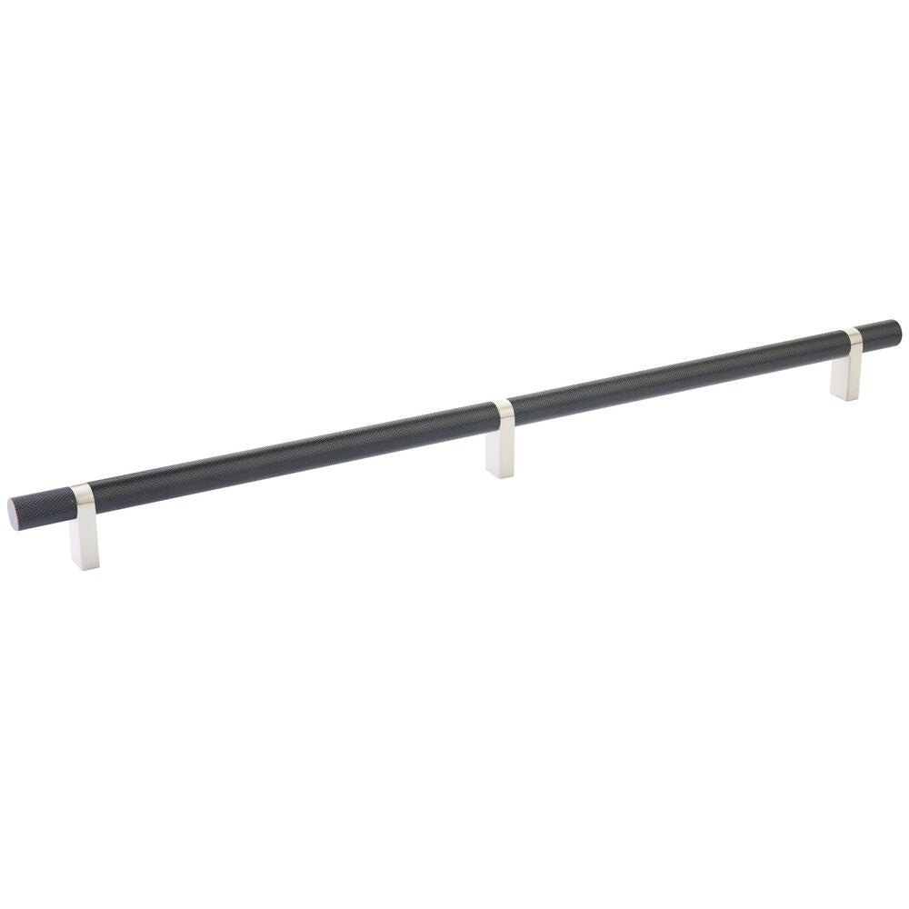 EMTEK SELECT Oversized Cabinet Bar Pull - Satin Nickel Stem