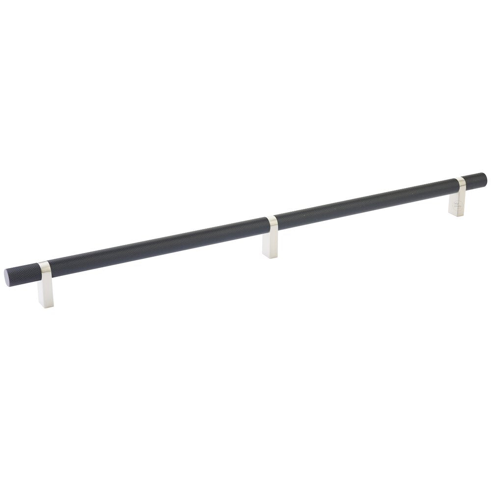 EMTEK SELECT Oversized Cabinet Bar Pull - Satin Nickel Stem