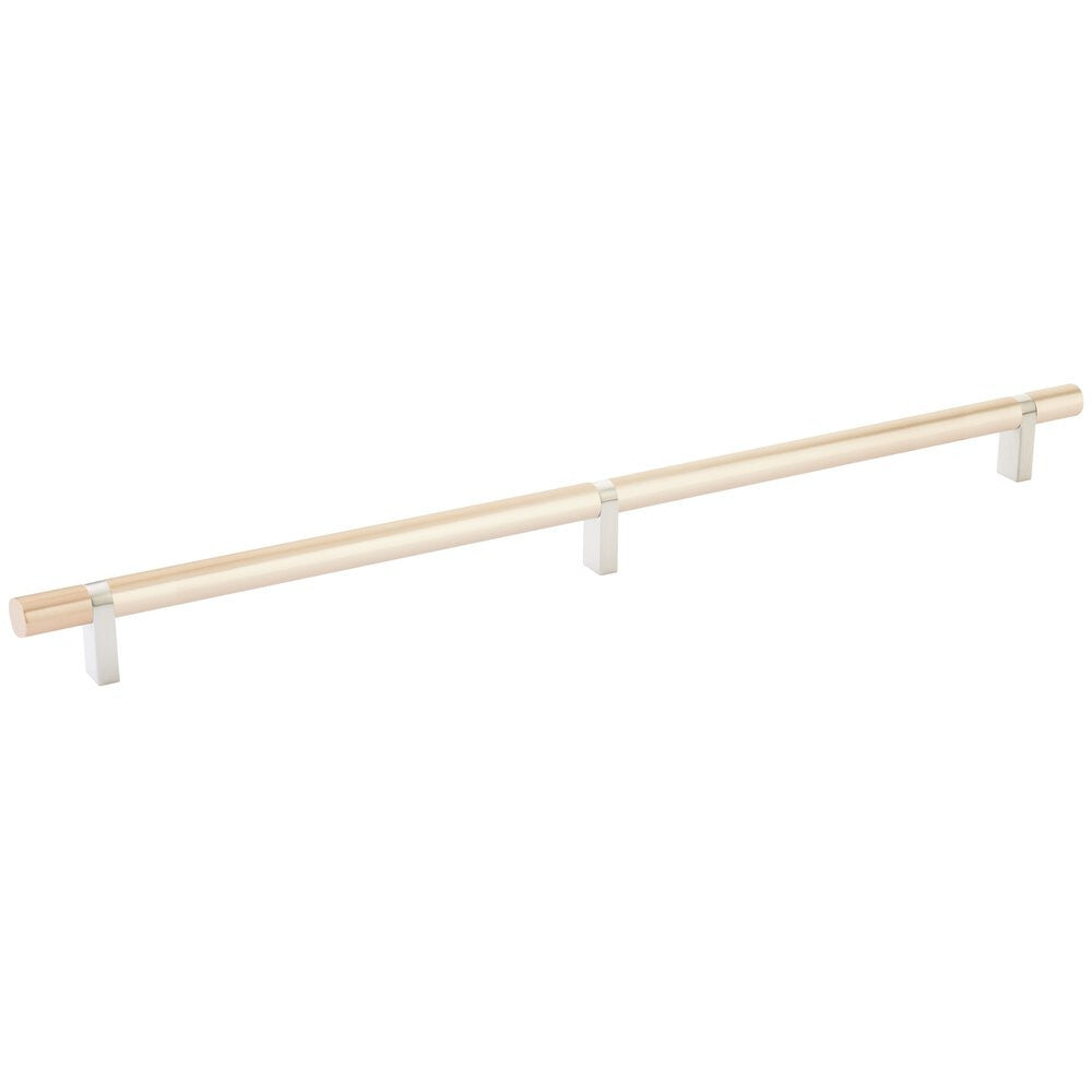 EMTEK SELECT Oversized Cabinet Bar Pull - Satin Nickel Stem