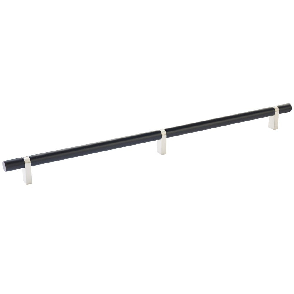 EMTEK SELECT Oversized Cabinet Bar Pull - Satin Nickel Stem