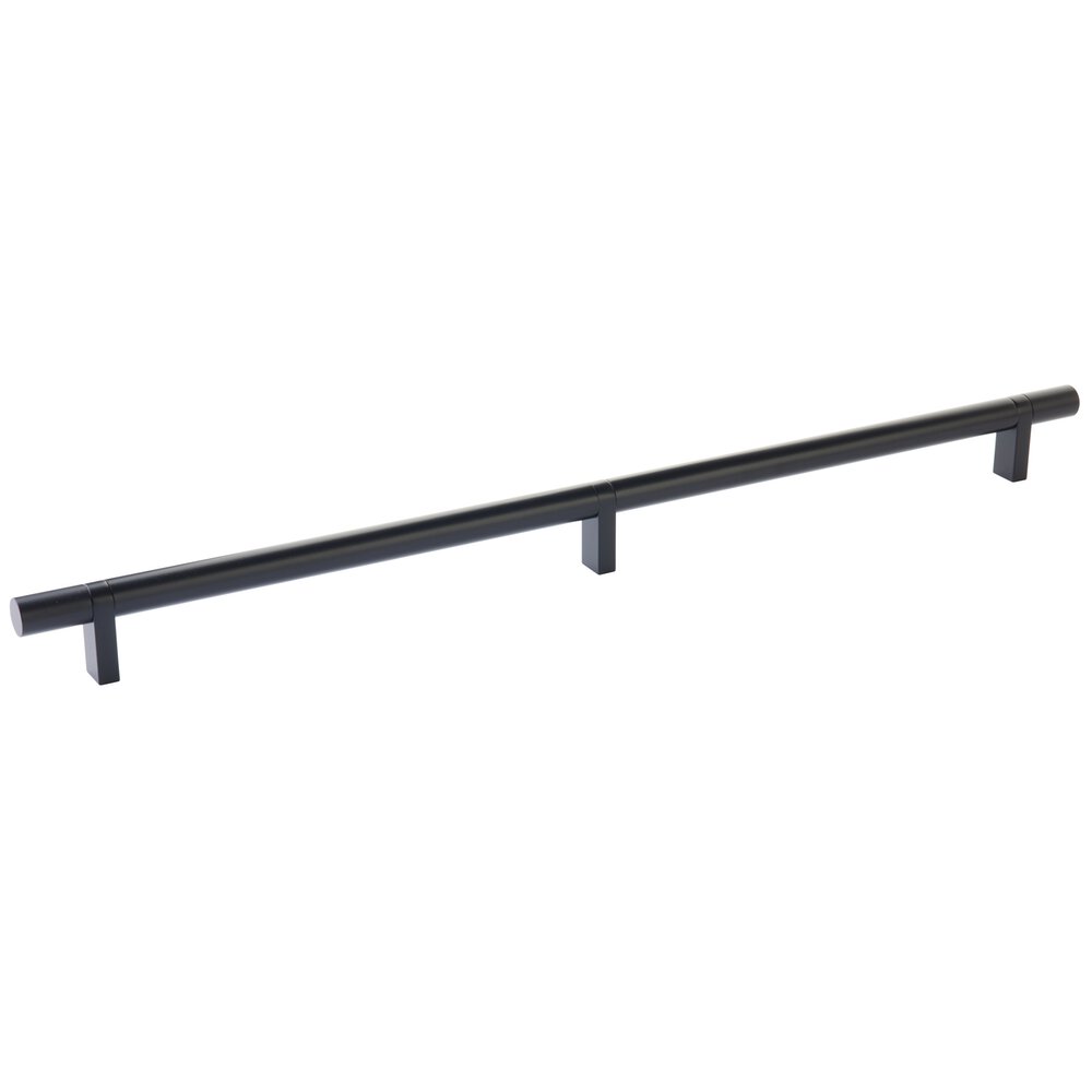 EMTEK SELECT Oversized Cabinet Bar Pull - Flat Black Stem