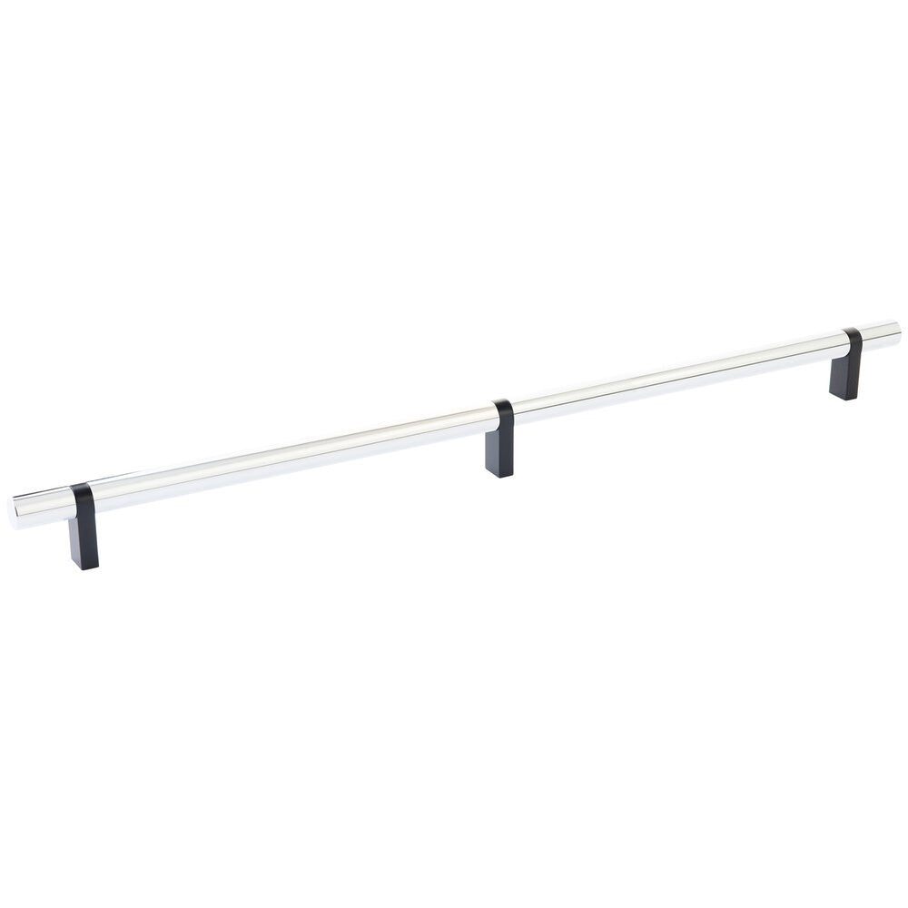 EMTEK SELECT Oversized Cabinet Bar Pull - Flat Black Stem