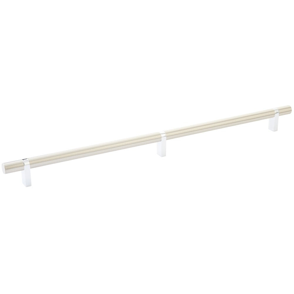 EMTEK SELECT Oversized Cabinet Bar Pull - Polished Chrome Stem