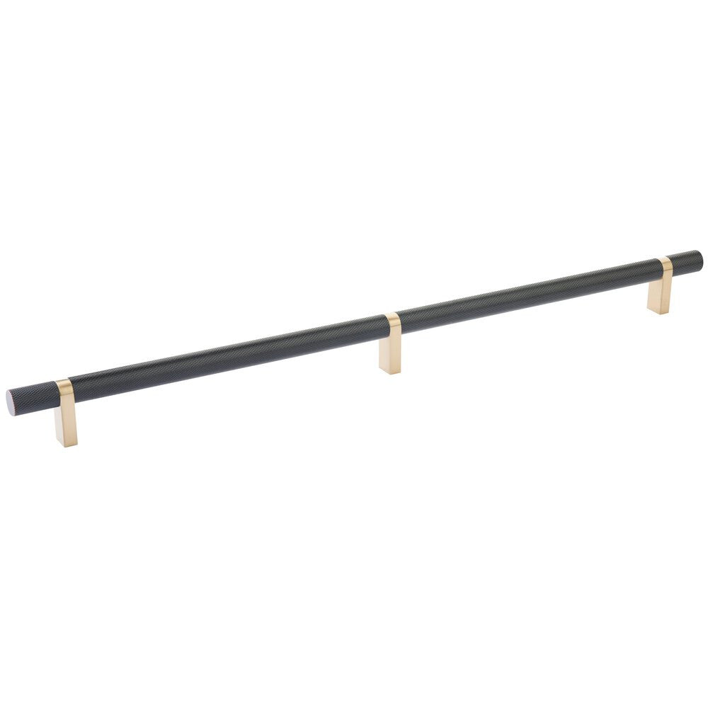 EMTEK SELECT Oversized Cabinet Bar Pull - Satin Brass Stem