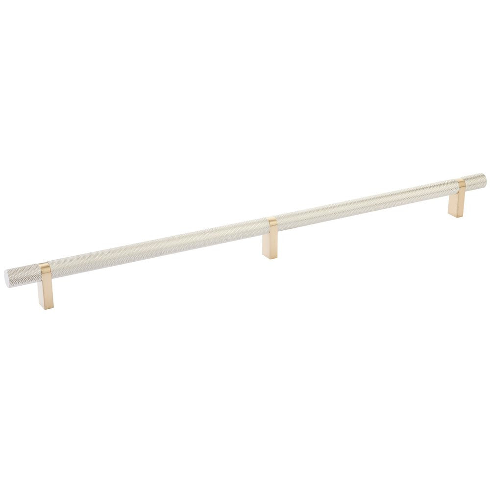 EMTEK SELECT Oversized Cabinet Bar Pull - Satin Brass Stem