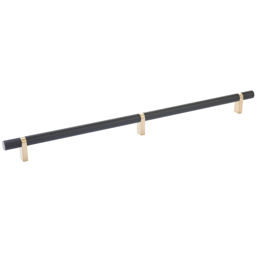 EMTEK SELECT Oversized Cabinet Bar Pull - Satin Brass Stem
