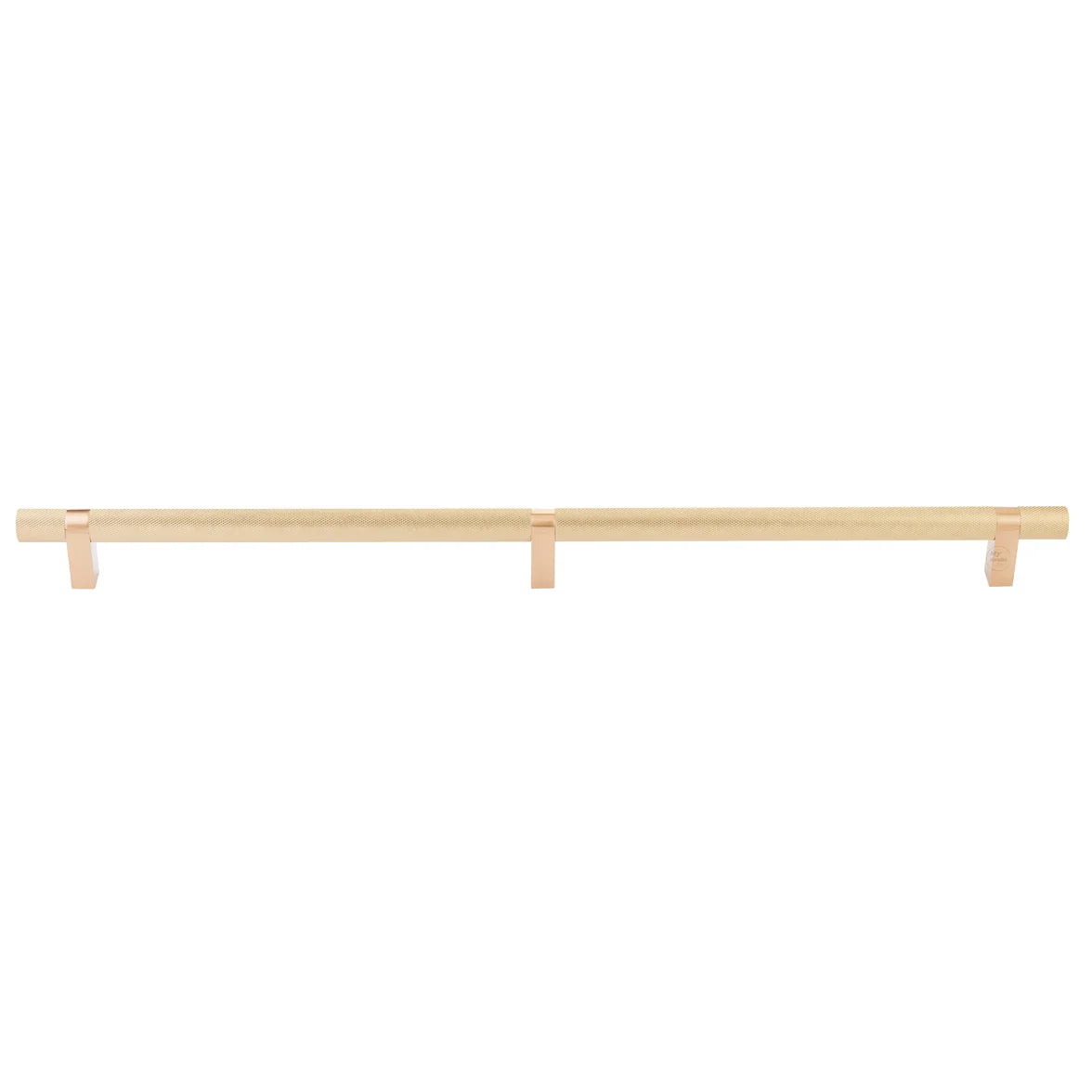 EMTEK SELECT Rectangular Stem Knurled Bar 24" Appliance Pull
