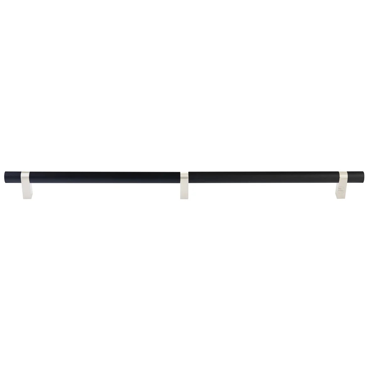 EMTEK SELECT Rectangular Stem Knurled Bar 24" Appliance Pull