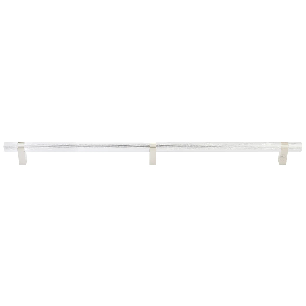 EMTEK SELECT Rectangular Stem Knurled Bar 24" Appliance Pull