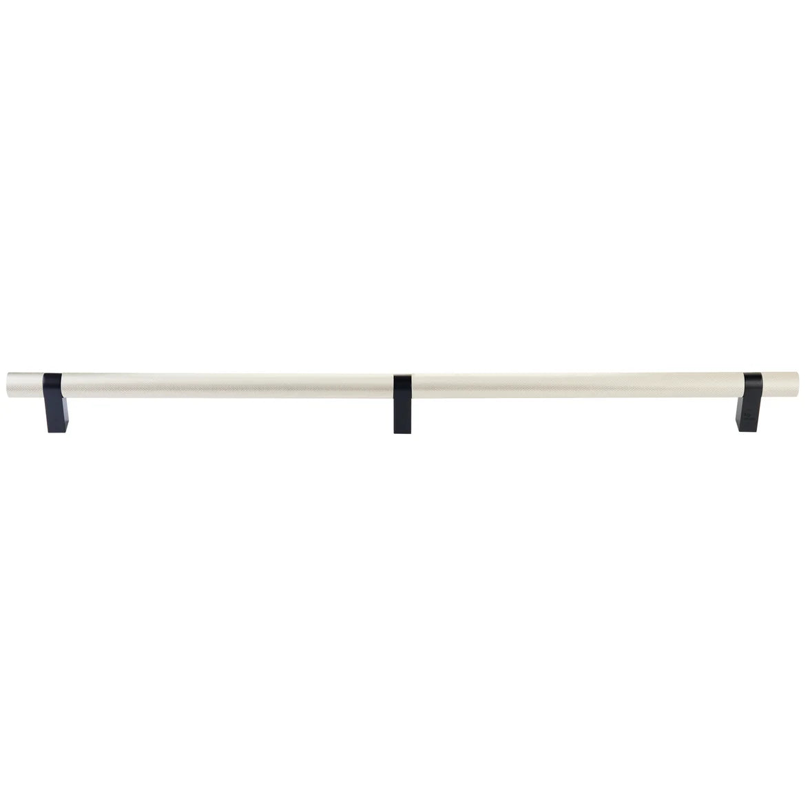EMTEK SELECT Rectangular Stem Knurled Bar 24" Appliance Pull