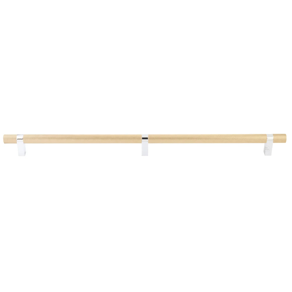 EMTEK SELECT Rectangular Stem Knurled Bar 24" Appliance Pull