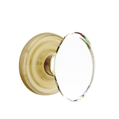 Emtek Glass Knobsets - Hampton Glass Knob - Regular Rosette