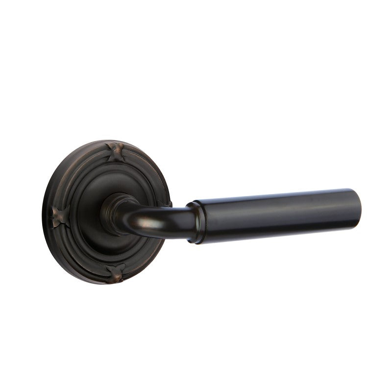 Emtek Door Handle - Manning Lever Ribbon & Reed Rosette