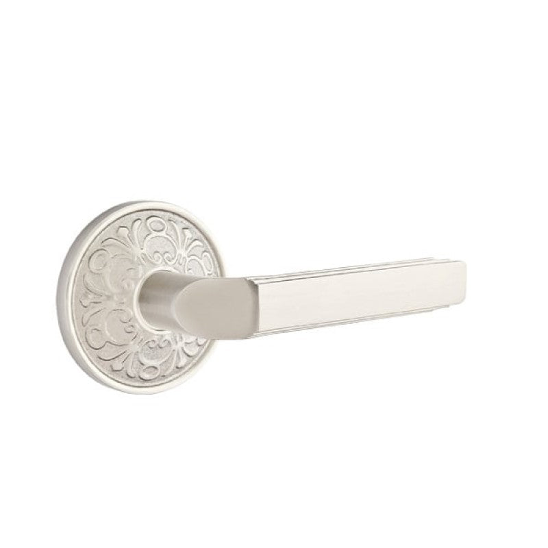 Emtek Door Handle - Milano Lever Lancaster Rosette