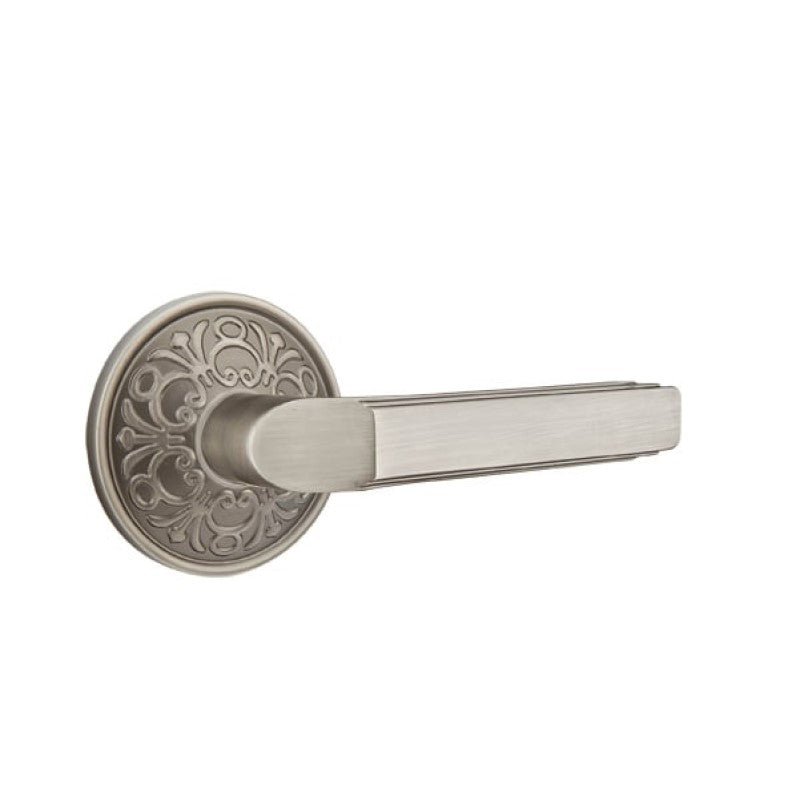 Emtek Door Handle - Milano Lever Lancaster Rosette
