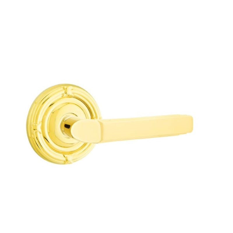 Emtek Door Handle - Milano Lever Ribbon & Reed Rosette