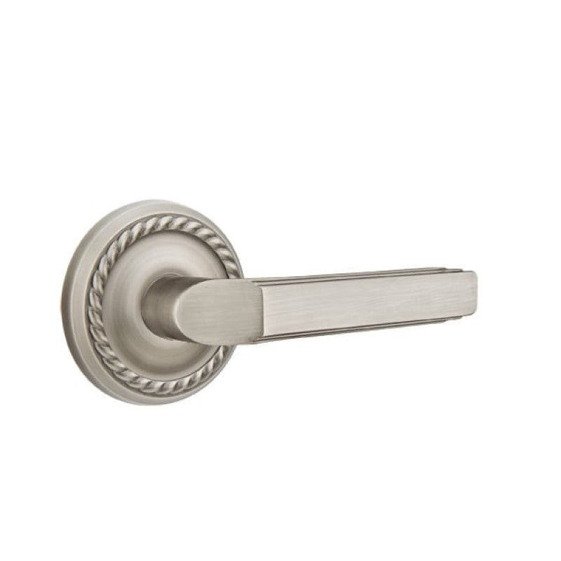 Emtek Door Handle - Milano Lever Rope Rosette