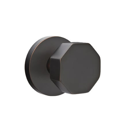 Emtek Octagon Knob with Disk Rosette
