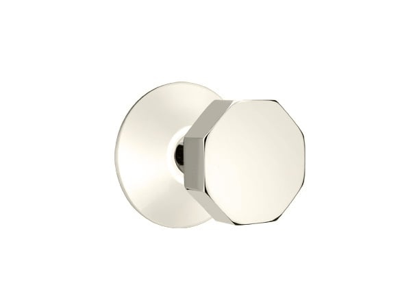 Emtek Octagon Knob with Modern Rosette